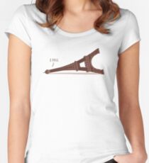 I Fell Women's Fitted Scoop T-Shirt