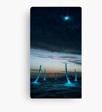 Cretaceous Blue Moon Canvas Print