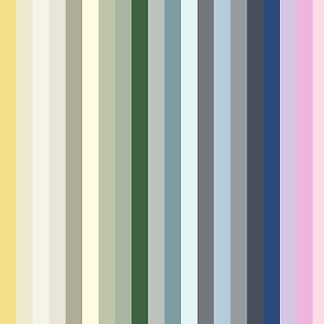 Artwork thumbnail, Candy Shop - Colourful Stripes Print by style41
