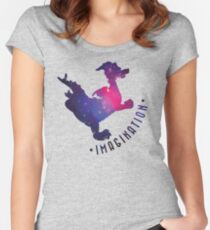 Reise in die Imagination mit Figment Tailliertes Rundhals-Shirt