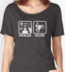 Problem Solved Motorbike T Shirt Relaxed Fit T-Shirt