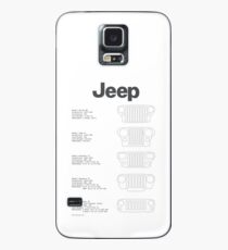 Jeep Grille Lineup Case/Skin for Samsung Galaxy