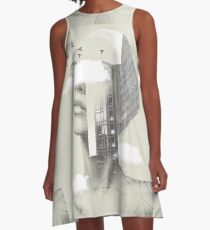 UP TOWN FACET II A-Line Dress