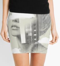 UP TOWN FACET II Mini Skirt