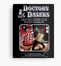 Doctors Daleks Metal Print