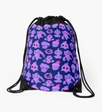 Ghost Pokemon Pattern Drawstring Bag