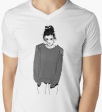 Marina and The Diamonds - Marina Lambrini Diamandis Men's V-Neck T-Shirt