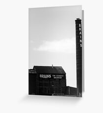 Brains Brewery, Cardiff, Wales Greeting Card