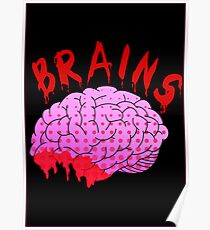 Bloody Brains - Dark Poster