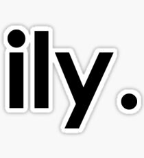 Ily - I love you Sticker