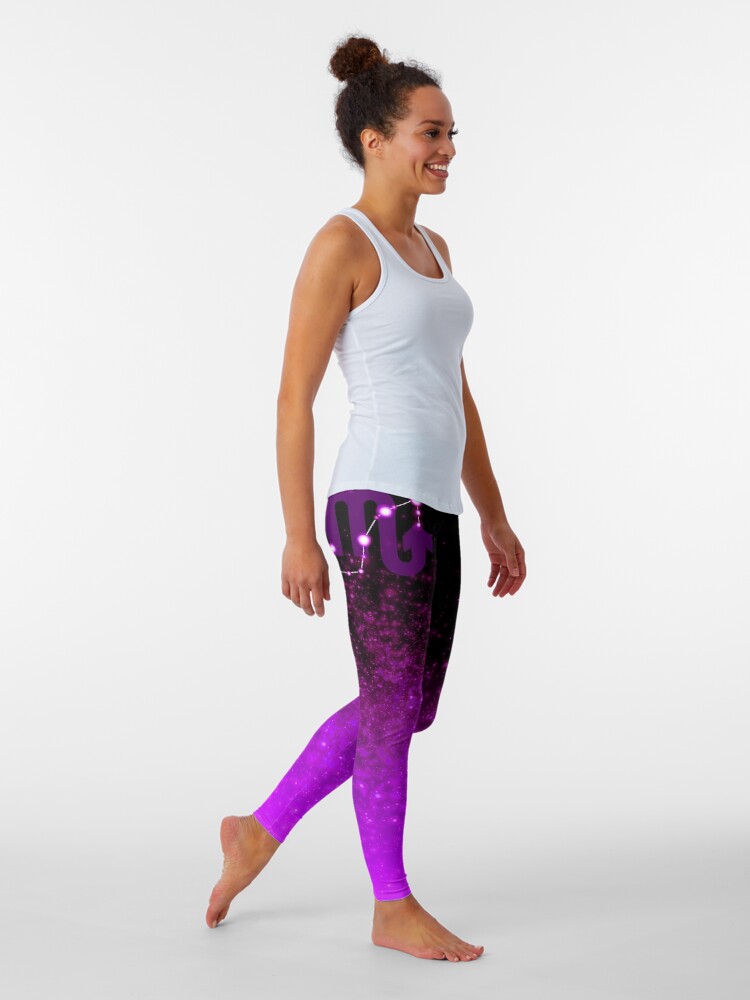 Alternate view of Scorpio - Purple Leggings