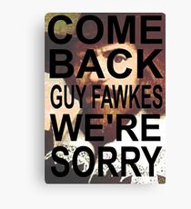 Come Back! Canvas Print