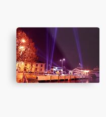Dark Mofo 2014 - Articulated intersect waterfront Metal Print