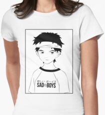 Sad Boys Naota Tailliertes T-Shirt