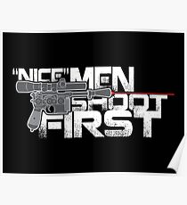 Nice Men Shoot First Poster