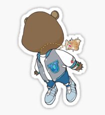 Kanye West Teddybear Graduation Sticker