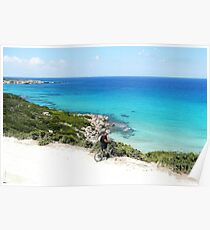 Biking In Cyprus Poster
