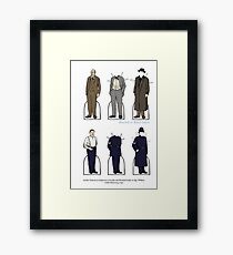 Lestrade/Wilkins Paper Dolls Framed Print