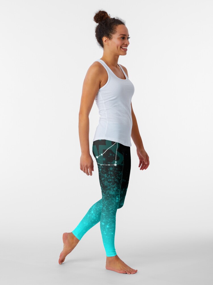Alternate view of Capricorn - Cyan Leggings