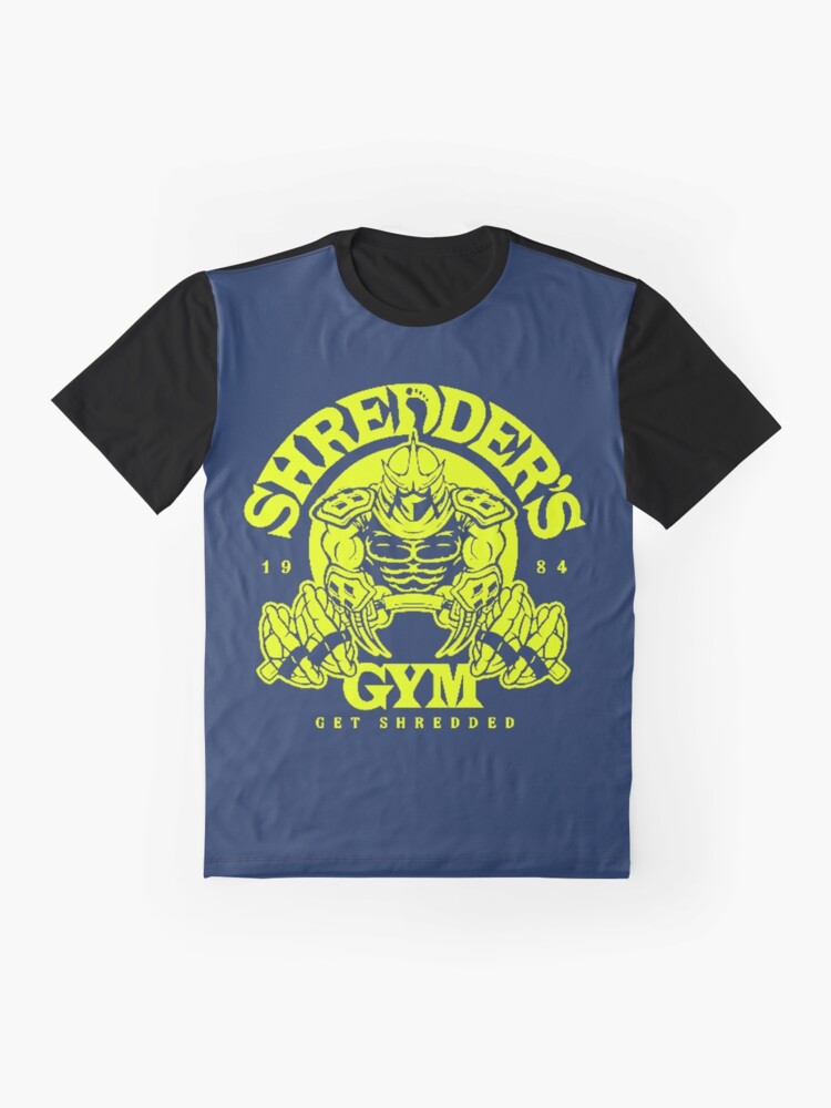 "Shredders Gym" Tshirt by SlashPrint Redbubble