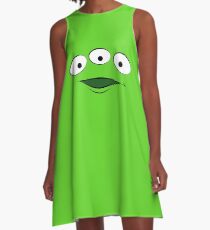 Toy Story Alien - Smile A-Line Dress