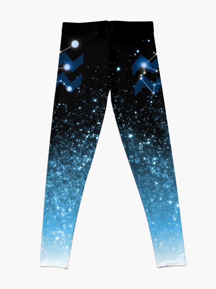 Alternate view of Aquarius - Blue Leggings