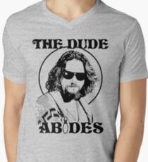 The Dude Abides - The Big Lebowski Men's V-Neck T-Shirt