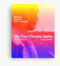 my own private idaho - sunset Canvas Print