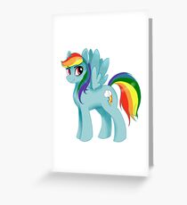 Rainbow Dash Greeting Card