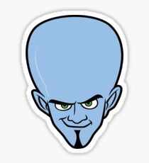 Megamind Head Cutout Sticker