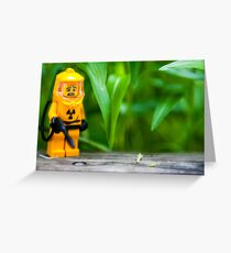 Hazmat Dude Greeting Card