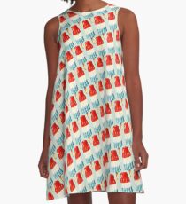 Bomb Pop Pattern A-Line Dress