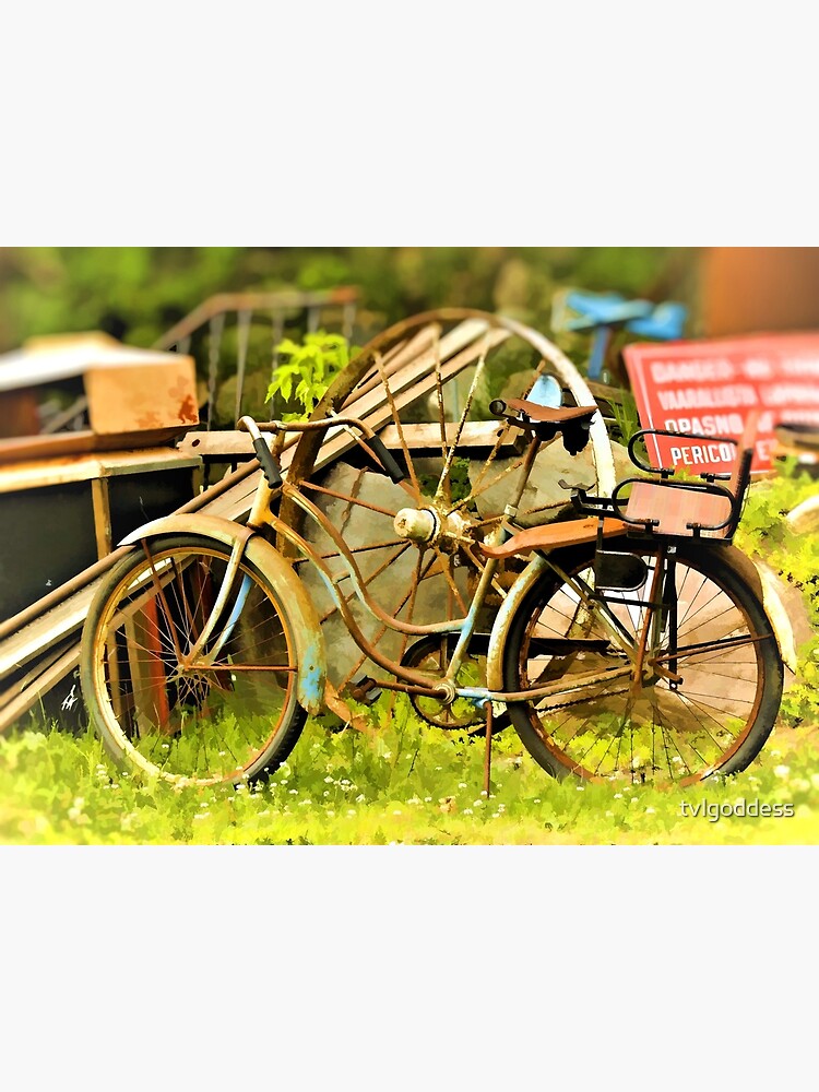 Old Bike Art Print By Tvlgoddess Redbubble   Flat,750x,075,f Pad,750x1000,f8f8f8 