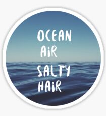 Ocean Air Salty Hair Sticker