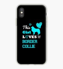 This Girl Loves her Border Collie iPhone Case