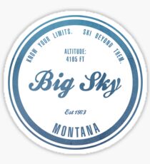 Big Sky Ski Resort Montana Sticker