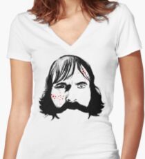Bill The Butcher Women's Fitted V-Neck T-Shirt