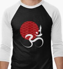 Red Sun Yoga and Om Men's Baseball ¾ T-Shirt