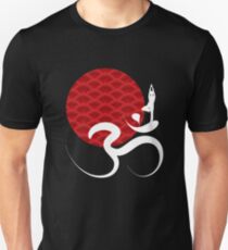Red Sun Yoga and Om Unisex T-Shirt