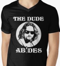 The Dude Abides - The Big Lebowski Men's V-Neck T-Shirt