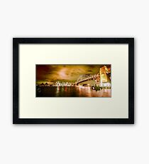 Vivid clouds at Vivid 2014 Framed Print