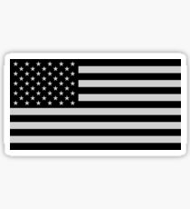 USA dunkle Flagge Sticker