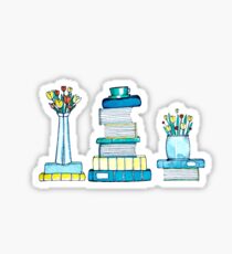 Tulips & Books Sticker