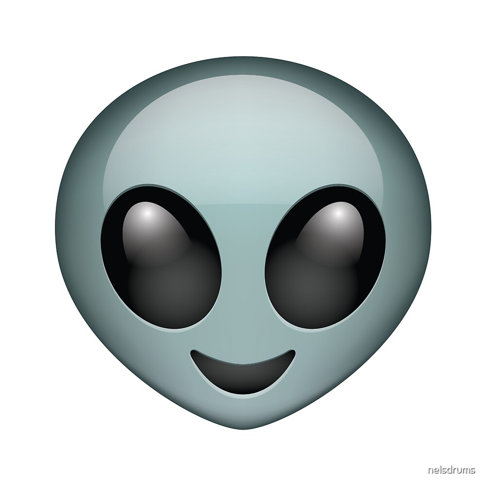 alien emoji pillow