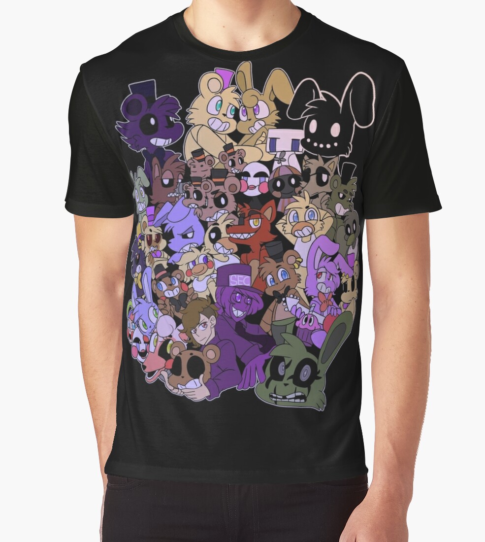 "FNAF " Graphic T-Shirts By Haifisch-Chan | Redbubble