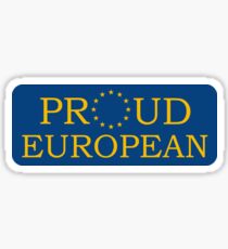 Proud European Sticker