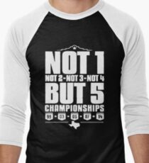 Not 1 but 5 Championships Baseballshirt für Männer
