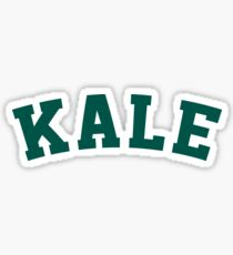 Kale University Funny Vegan Style Sticker