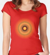 Central Sun Women's Fitted Scoop T-Shirt