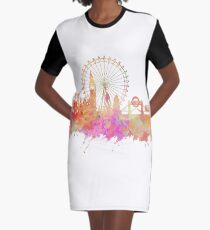 London skyline underground Graphic T-Shirt Dress
